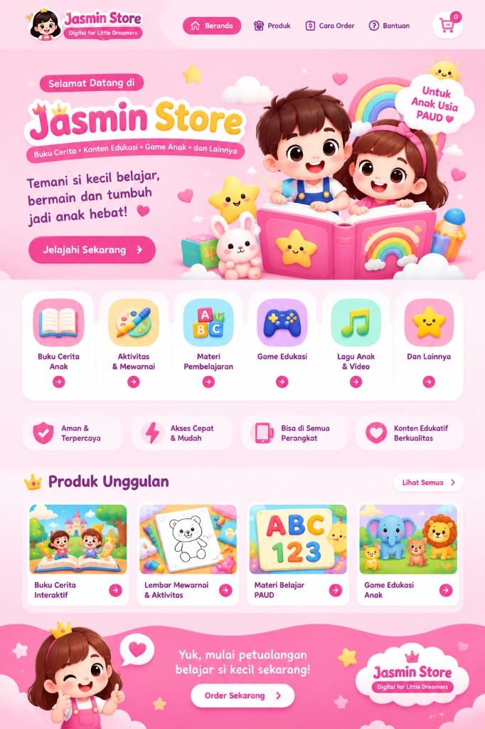 Jasmin Store - Digital for Little Dreamers